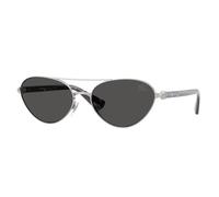 Burberry Woman Sunglass BE3165 - Frame color: Silver, Lens color: Dark Grey