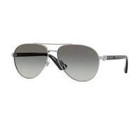 Burberry BE3167 100511 Man Sunglasses Metal Silver Grey Pilot Normal Shaded