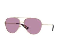 Burberry BE3172 110969 Unisex Sunglasses Metal Gold Violet Pilot Normal