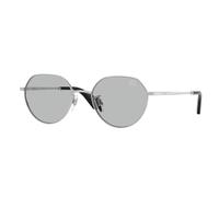 Burberry Unisex Sunglass BE3173D - Frame color: Silver, Lens color: Light Grey