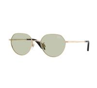 Burberry BE3173D 1109/2 Unisex Sunglasses Metal Gold Green Round Normal