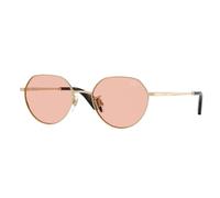 Burberry BE3173D 110984 Unisex Sunglasses Metal Gold Pink Round Normal