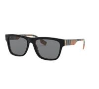 Burberry BE4293 380687 Man Sunglasses Acetate Black Grey Squared Normal