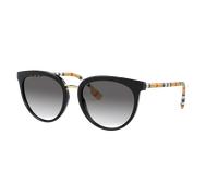 Burberry BE4316 WILLOW 385311 Woman Sunglasses Nylon Black Grey Pantos Normal Shaded