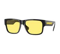 Burberry BE4358 KNIGHT 300185 Man Sunglasses Injected Black Yellow Squared Normal