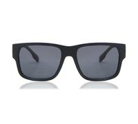 Burberry BE4358 KNIGHT 346481 Man Sunglasses Injected Black Grey Squared Polarized