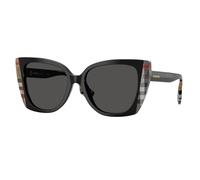 Burberry BE4393 MERYL 405587 Woman Sunglasses Acetate Black Grey Cat Eye Normal