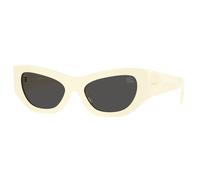 Burberry BE4450U 415887 Woman Sunglasses Acetate White Grey Cat Eye Normal