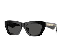 Burberry BE4454 300187 Woman Sunglasses Acetate Black Grey Cat Eye Normal