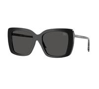 Burberry BE4456 416587 Woman Sunglasses Acetate Black Grey Squared Normal