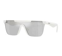 Burberry BE4480D 417269 Unisex Sunglasses Injected White Silver Squared Normal