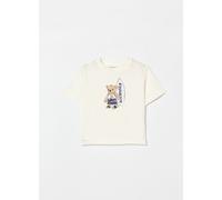 Burberry Bear Cotton T-Shirt with Logo - Size: 12M - male