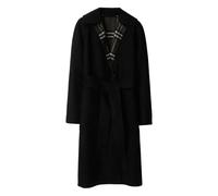 Burberry belted reversible wool coat - Black 2-4-6-8-10