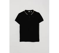 Burberry Boy's Cotton Polo Shirt with Check Pattern Collar - Size: 10 - male