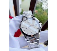 BURBERRY BU9037 UNISEX WATCH SILVER BRACELET SILVER DIAL SILVER CASE