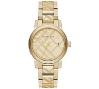 Burberry BU9038 City Unisex Watch - Gold Dial Stainless Steel Case Quartz Movement Ladies Watch [Parallel Import]