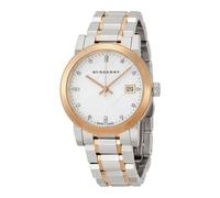 Burberry BU9127 Silver Dial Two-tone Ladies Watch