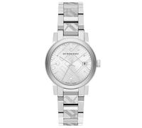 Burberry BU9144 Silver Check Stamped Dial Women's Watch