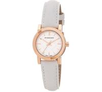 Burberry BU9209 Rose Gold Tone White Leather Women's Watch