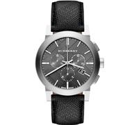 BURBERRY BU9362 - Men's Watch, Grey Leather Strap, Strip