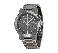 Burberry BU9381 Chronograph Men's Watch - 42mm Stainless Steel, Grey Dial, Date, Lap Timer, Night Light, 5 Bar