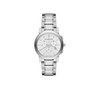 Burberry BU9750 City Chronograph Silver Dial Stainless Steel Ladies Watch