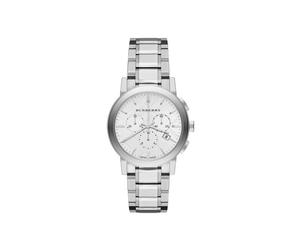 Burberry BU9750 City Chronograph Silver Dial Ladies Watch