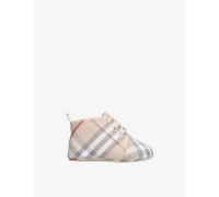 Burberry Burberry Baby Check Cotton-Blend Shoes Beige Comb Eur 15 /0-1 Months