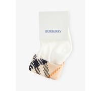 Burberry Burberry Baby Check-Turn Back Cotton Socks Set White / Sand Ip Chk 6-9 Months