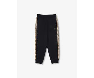Burberry Burberry Jackson Check-Print-Panel Cotton-Jersey Jogging Bottoms 3-14 Years Black 3 Years
