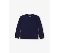 Burberry Burberry Johane Check-Patch Wool and Cashmere-Blend Jumper 4-14 Years Navy Black 6 Years