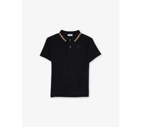Burberry Burberry Johane Checked-Collar Cotton Polo Shirt 4-14 Years Black 8 Years