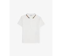 Burberry Burberry Johane Checked-Collar Cotton Polo Shirt 4-14 Years White 6 Years