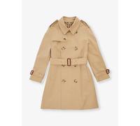 Burberry Burberry Mayfair Cotton Trench Coat 8-14 Years Honey 12 Years
