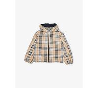 Burberry Burberry Reece Reversible Check Hooded Woven Jacket 4-14 Years Sand Ip Check 12 Years