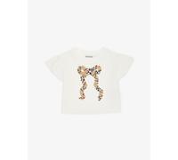 Burberry Burberry Roxy Applique-Bow Cotton T-Shirt 6 Months - 3 Years Chalk White 18 Months