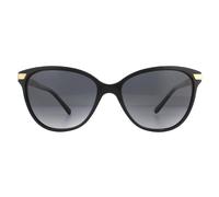 Burberry Woman Burberry BE4216 3001T3 Sunglasses Acetate Black Grey Cat Eye Polarized
