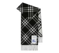 Burberry Check Cashmere Scarf 'Black' 8099650 F