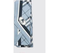 Burberry Check Print Silk Bandeau - Size: OS - male