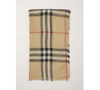 Burberry Check Pure Wool Scarf with Fringed Edges - Size: OS - male