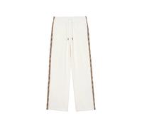 Burberry Check-trim cotton track pants - White XS-S-M-L-XL