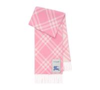 Burberry checked fringed scarf - Pink One Size