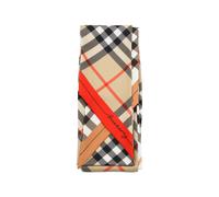 Burberry checked-pattern scarf - Neutrals OS