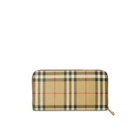 Burberry checkered zip-up wallet - Neutrals One Size