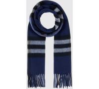 Burberry Classic Check Cashmere Scarf with Fringed Edges - Size: OS - male
