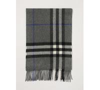 Burberry Classic Check Scarf in Pure Cashmere with Fringed Edges - Size: OS - male