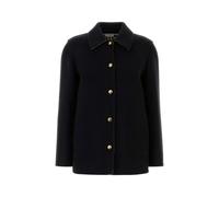 Burberry Classic Collared Single-Breasted Coat In Black Black 4
