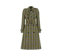 Burberry Classic Plaid Double-Breasted Trench Coat Multi 6