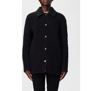 Burberry Coat Woman color Black - Size: 10 - female
