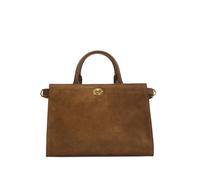 Burberry Cotswolds suede small tote bag - Brown One Size